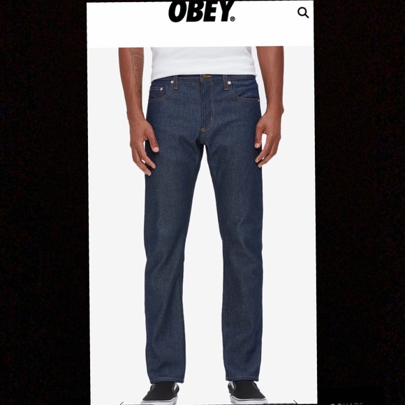 Obey Other - Obey | Flannel Raw Selvidge Button Fly Jean